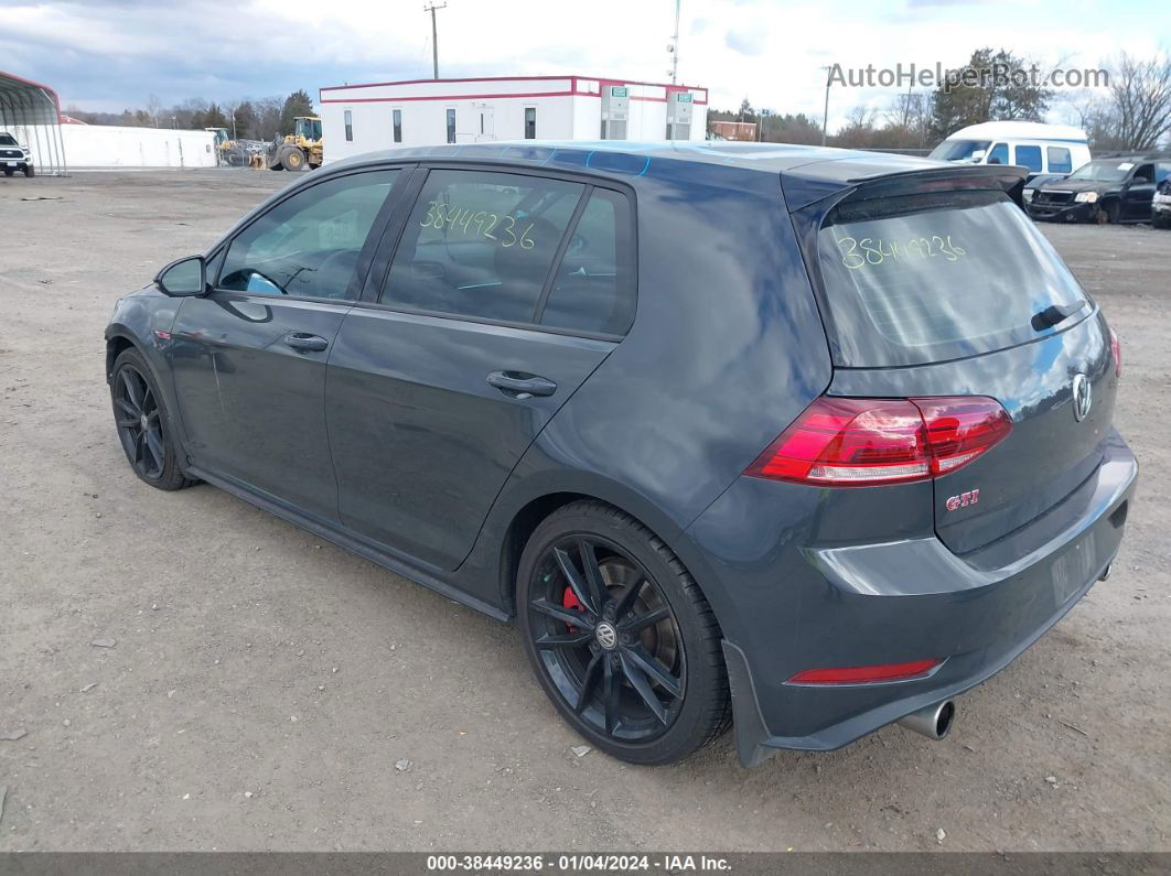 2019 Volkswagen Golf Gti 2.0t Autobahn/2.0t Rabbit Edition/2.0t S/2.0t Se Серый vin: 3VW6T7AU5KM007731