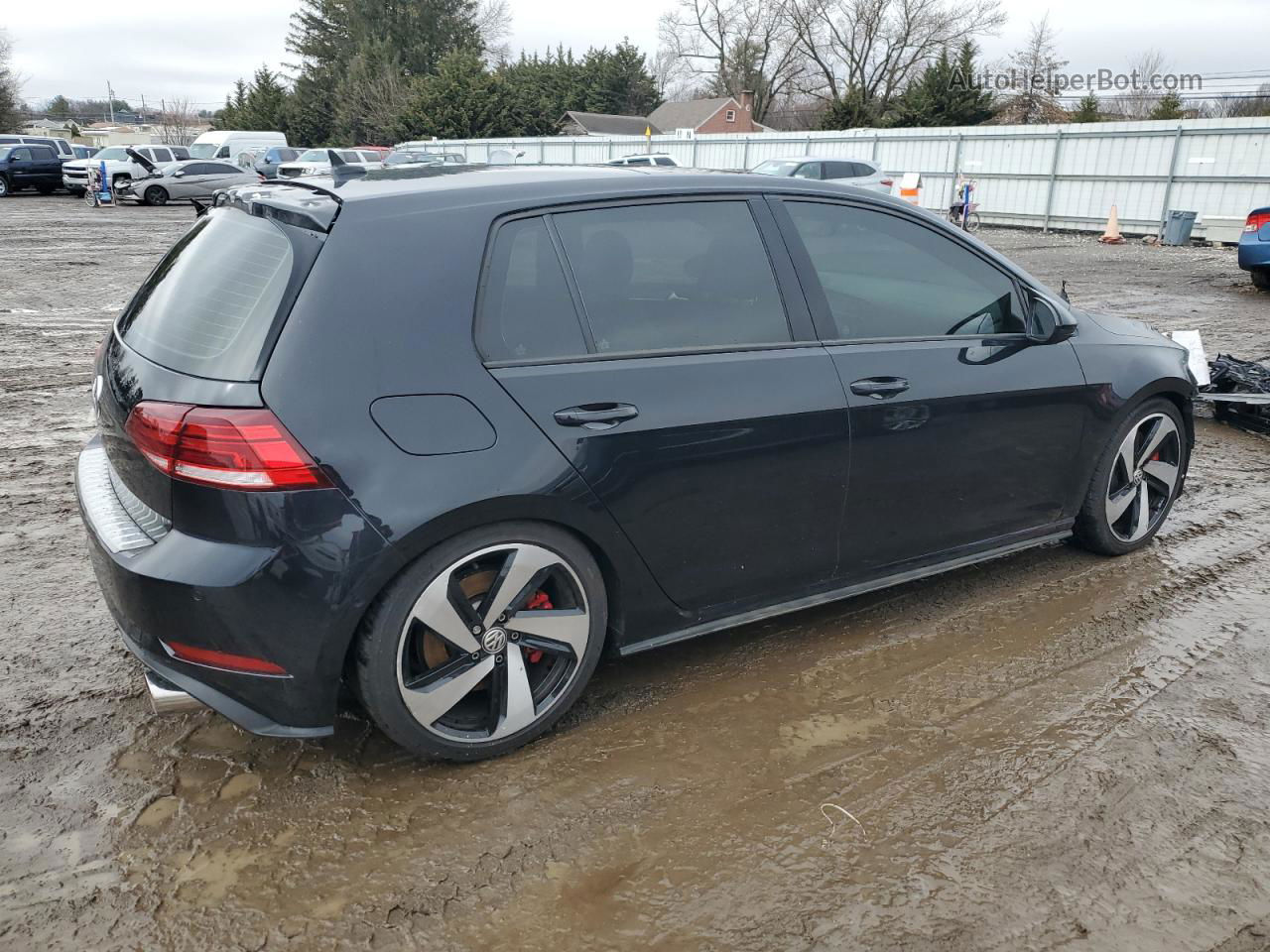 2019 Volkswagen Gti S Black vin: 3VW6T7AU5KM014405