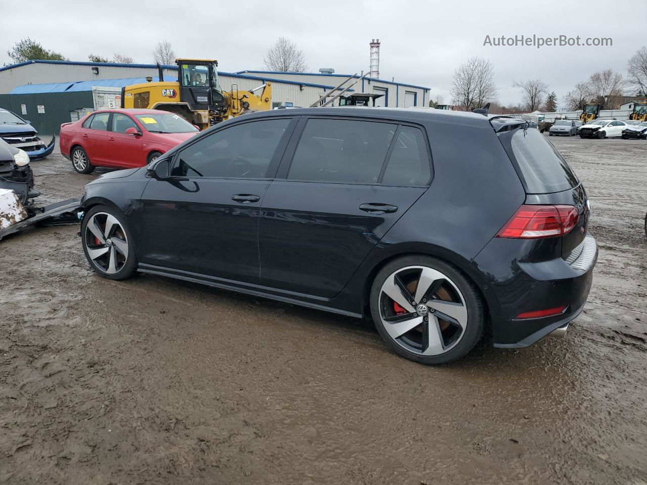 2019 Volkswagen Gti S Black vin: 3VW6T7AU5KM014405