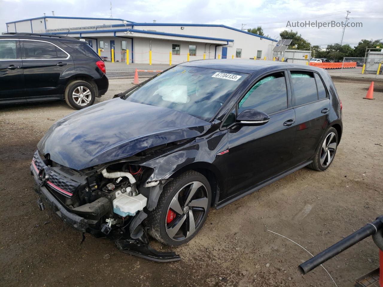 2019 Volkswagen Gti S Black vin: 3VW6T7AU5KM036937