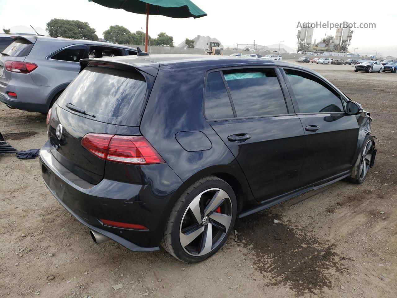 2019 Volkswagen Gti S Black vin: 3VW6T7AU5KM036937