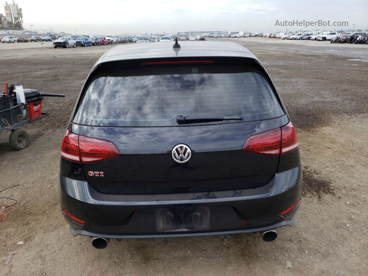 2019 Volkswagen Gti S Черный vin: 3VW6T7AU5KM036937