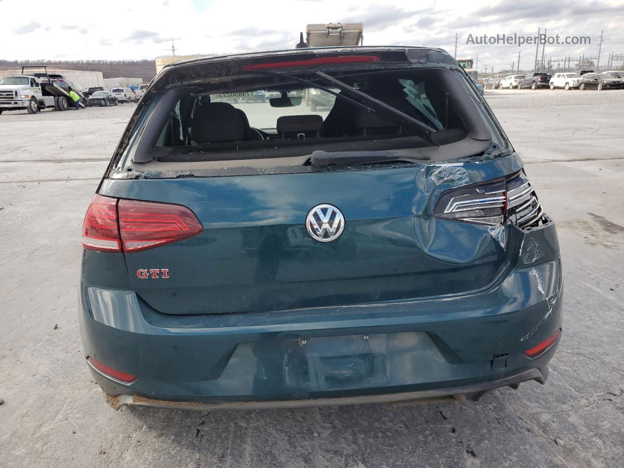 2019 Volkswagen Gti S Синий vin: 3VW6T7AU6KM015448