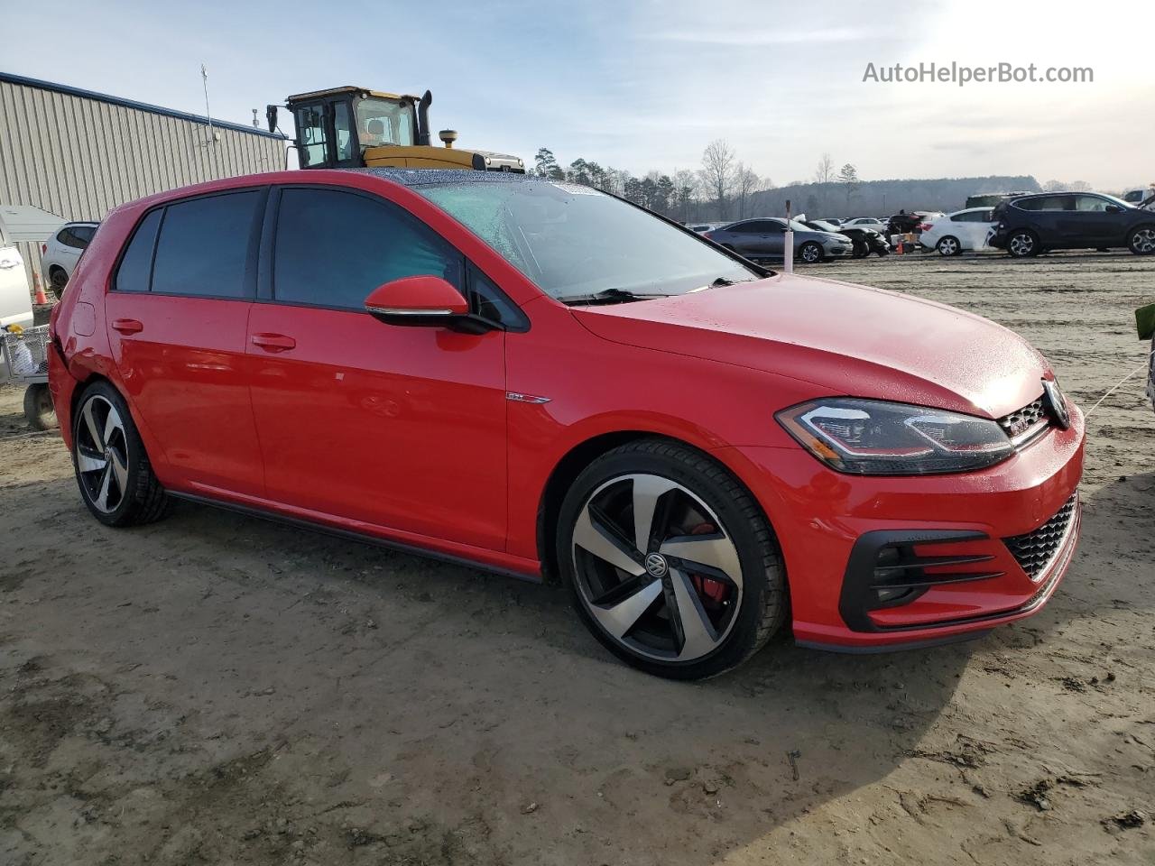 2019 Volkswagen Gti S Red vin: 3VW6T7AU6KM018849