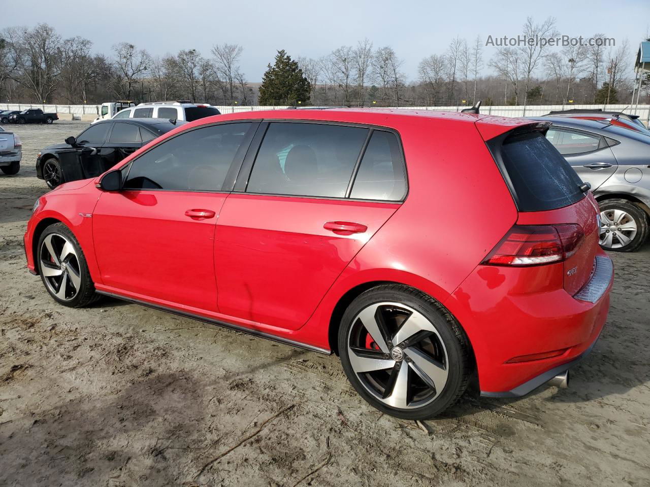 2019 Volkswagen Gti S Red vin: 3VW6T7AU6KM018849