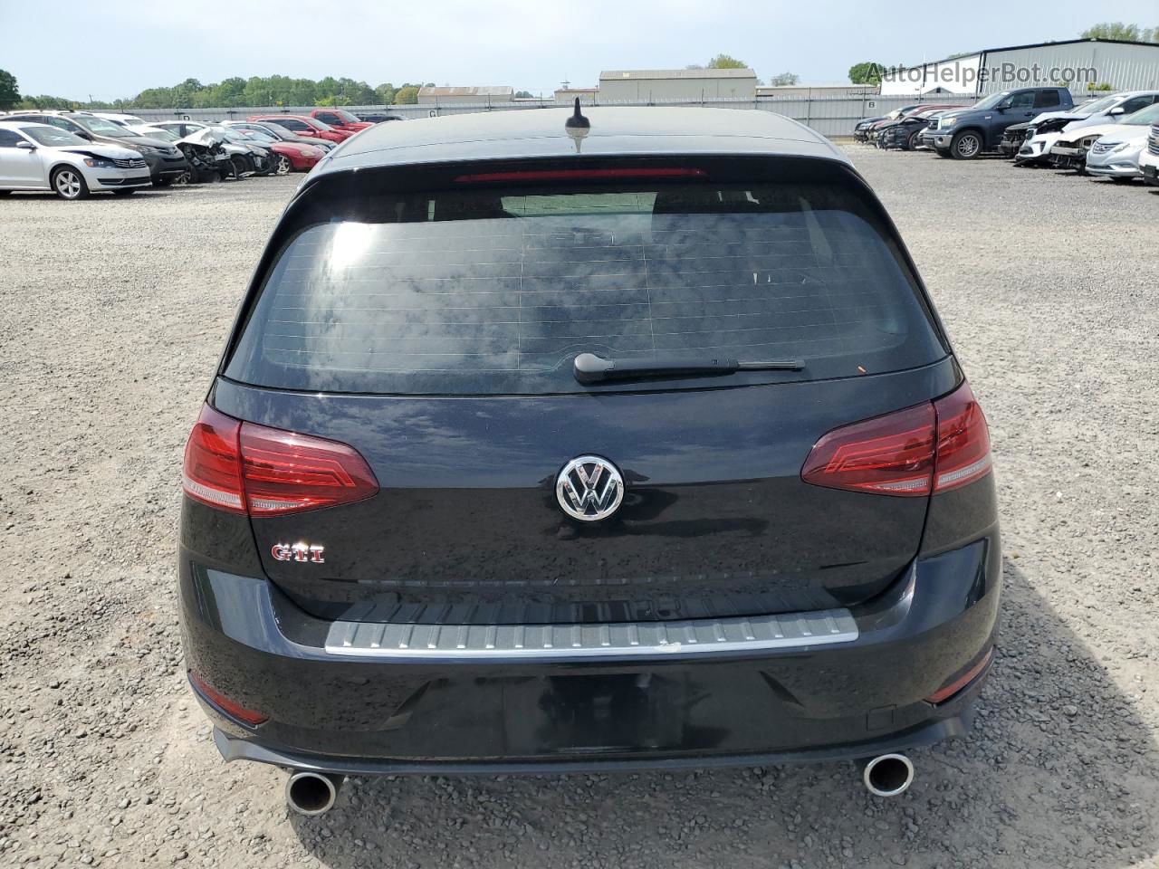 2019 Volkswagen Gti S Black vin: 3VW6T7AU6KM023470