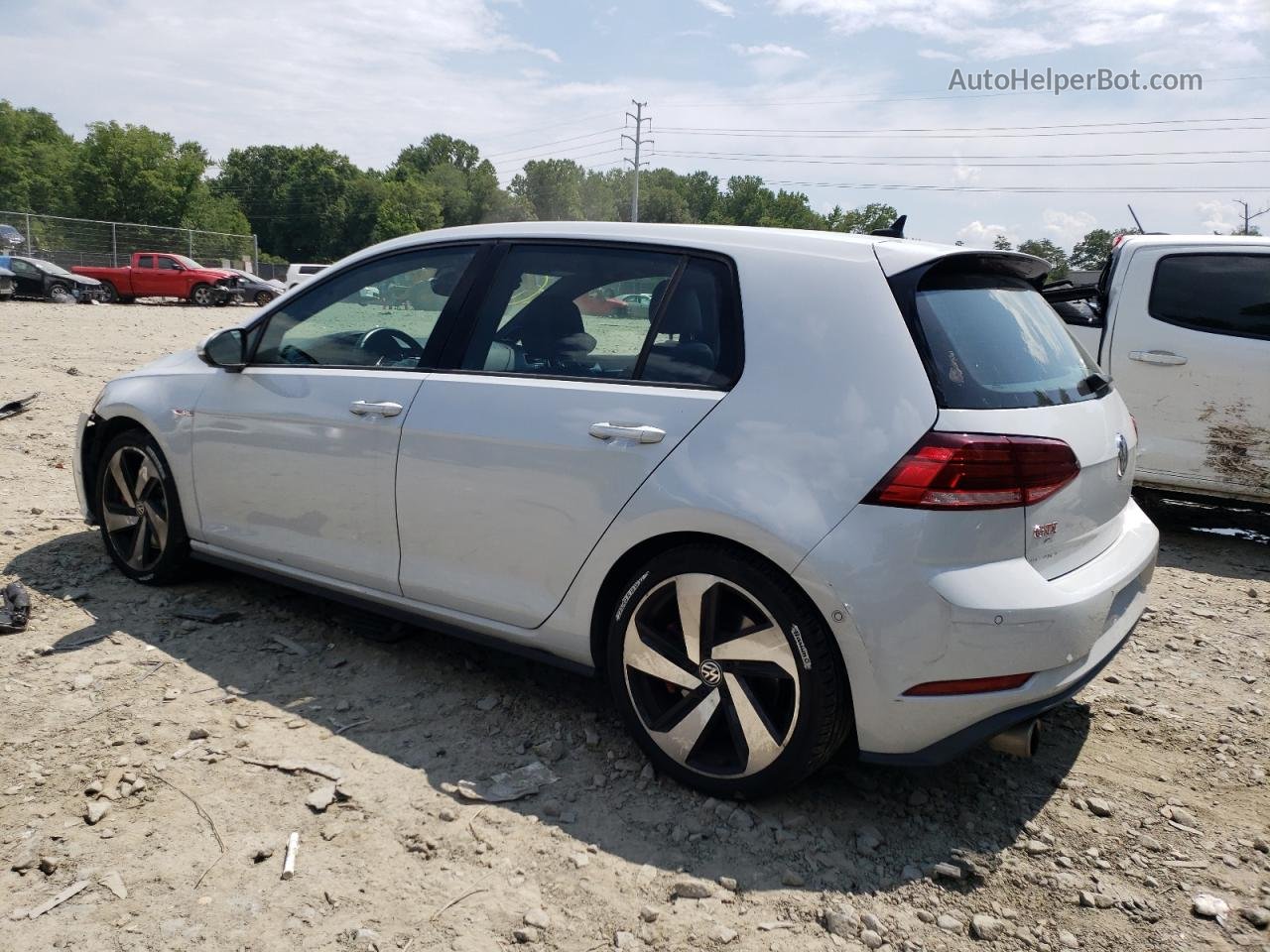 2019 Volkswagen Gti S Silver vin: 3VW6T7AU7KM001669