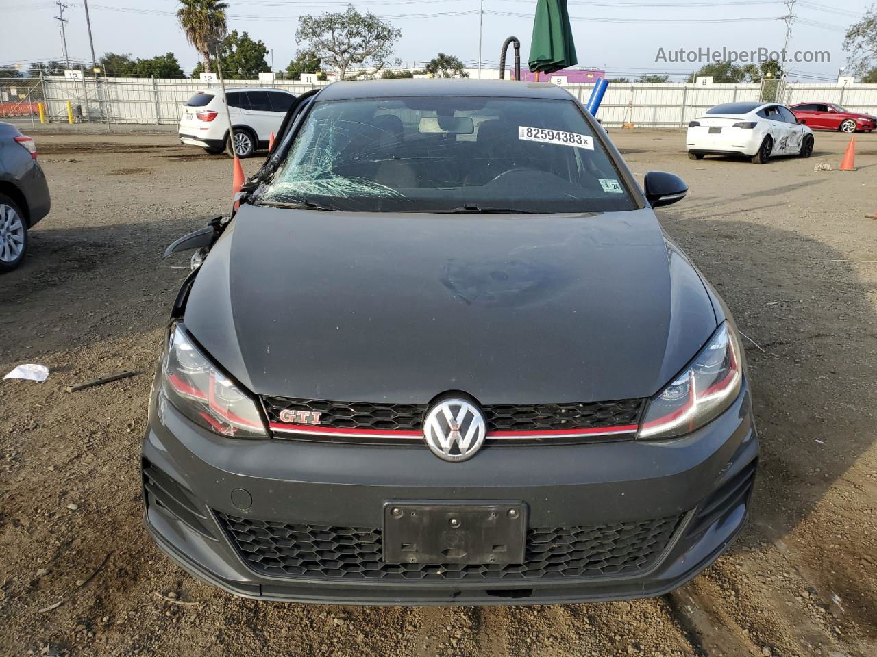 2019 Volkswagen Gti S Charcoal vin: 3VW6T7AU7KM004684