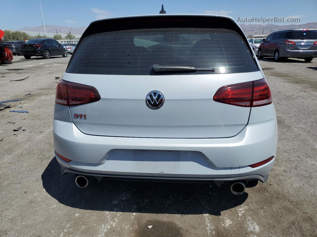 2019 Volkswagen Gti S White vin: 3VW6T7AU7KM014163