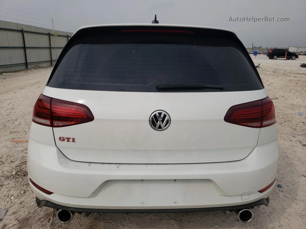 2019 Volkswagen Gti S White vin: 3VW6T7AU7KM033912