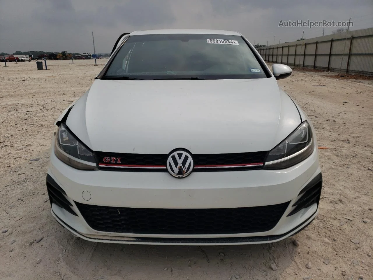 2019 Volkswagen Gti S Белый vin: 3VW6T7AU7KM033912