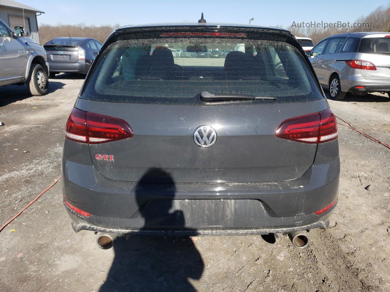 2019 Volkswagen Gti S Gray vin: 3VW6T7AU8KM006721