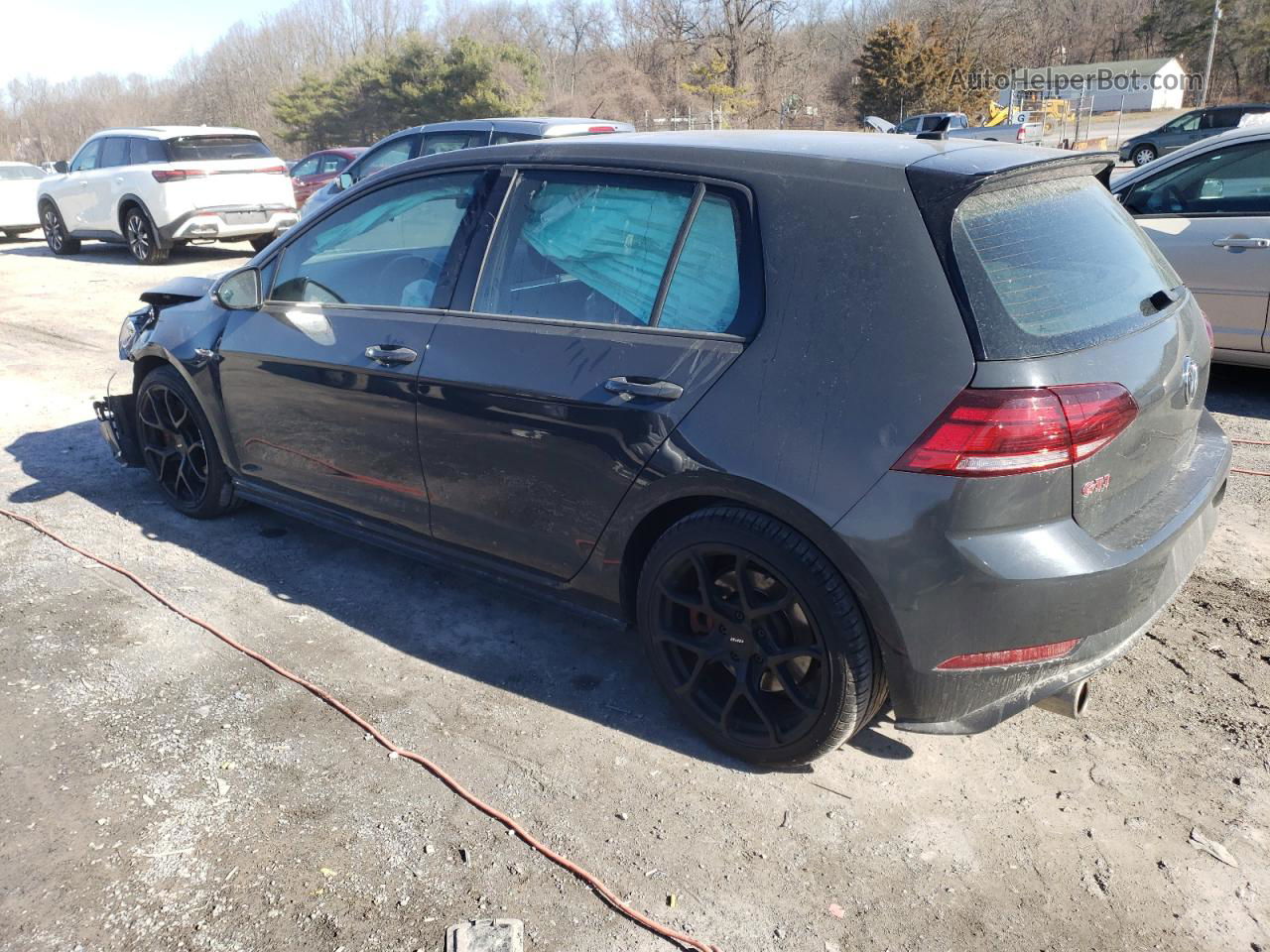 2019 Volkswagen Gti S Gray vin: 3VW6T7AU8KM006721