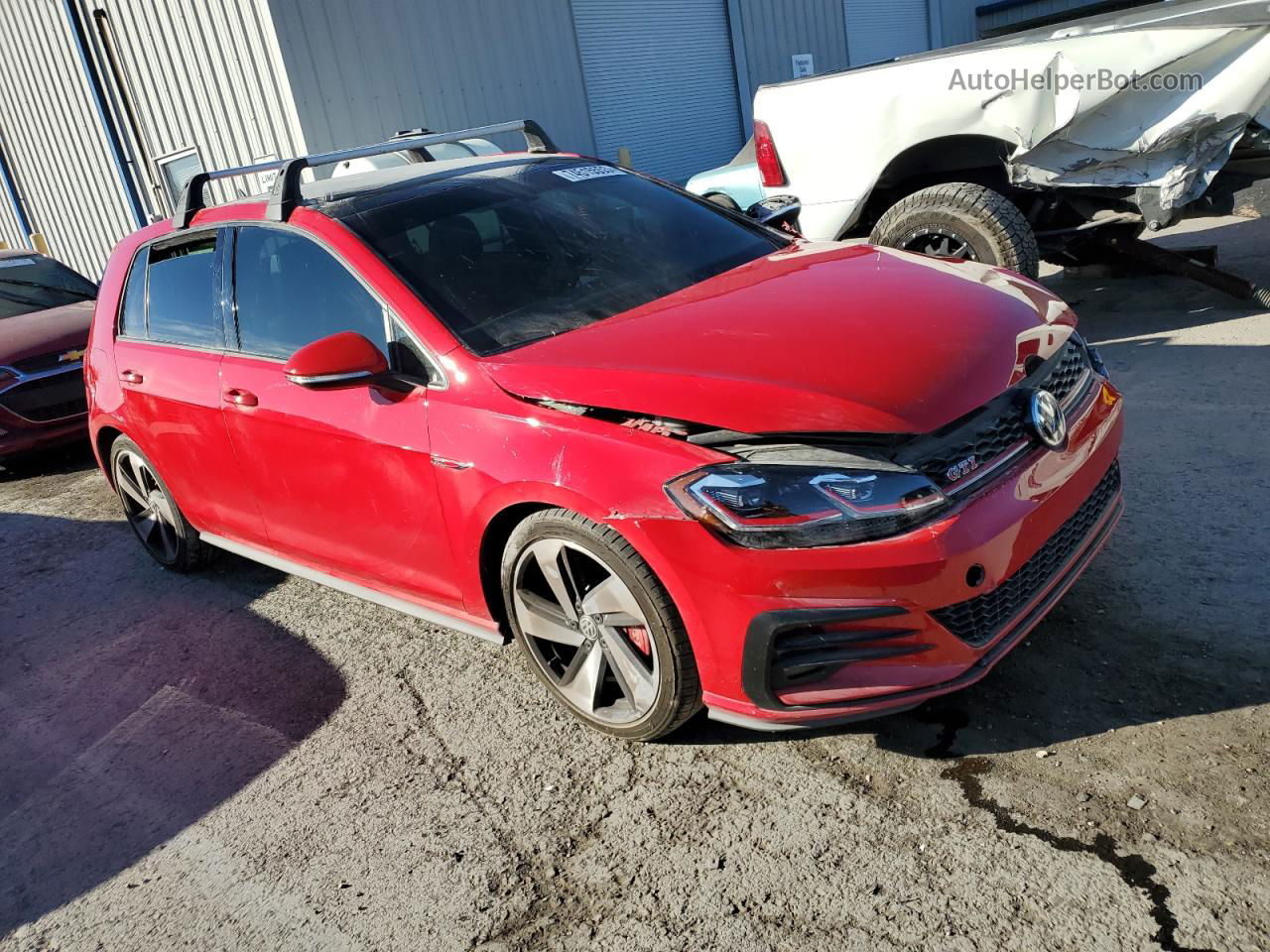 2019 Volkswagen Gti S Red vin: 3VW6T7AU9KM002242