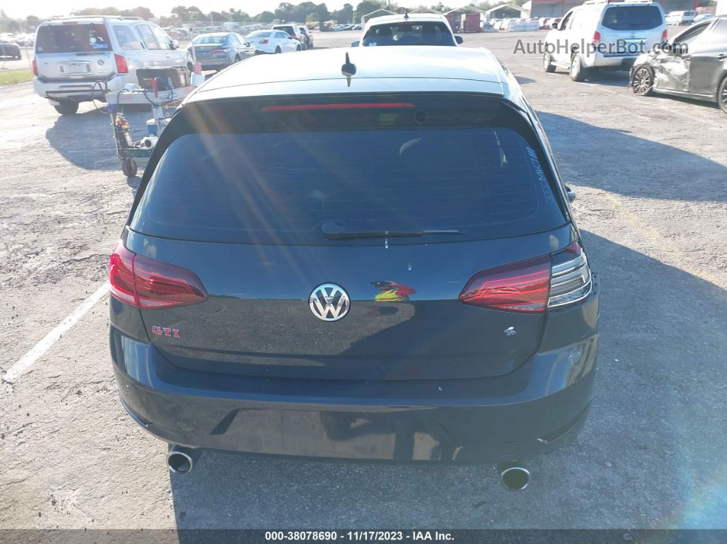2019 Volkswagen Golf Gti 2.0t Se/2.0t Autobahn/2.0t Rabbit Edition/2.0t S Gray vin: 3VW6T7AU9KM004332
