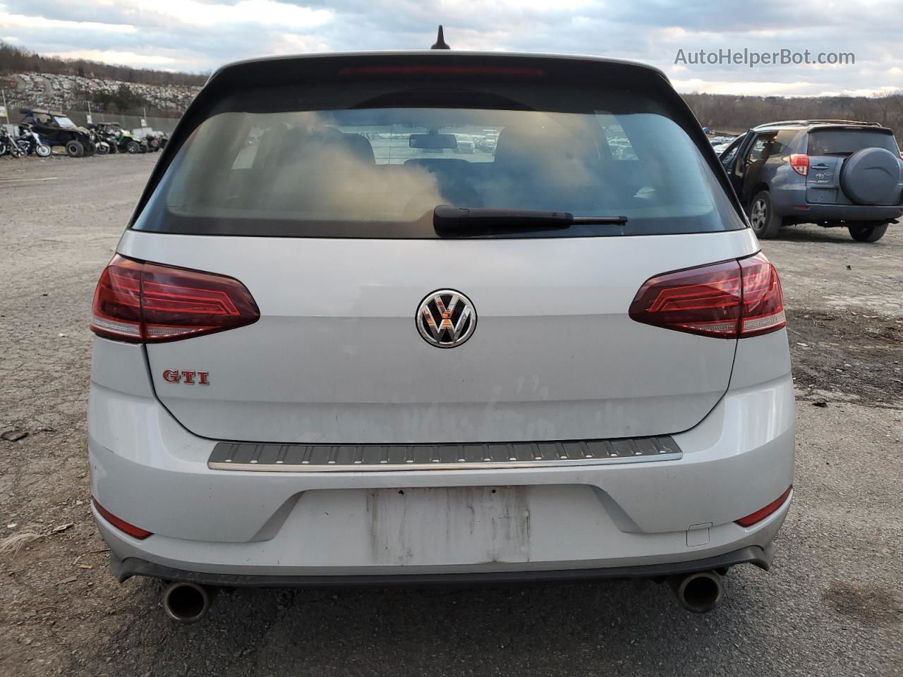 2019 Volkswagen Gti S White vin: 3VW6T7AU9KM017520