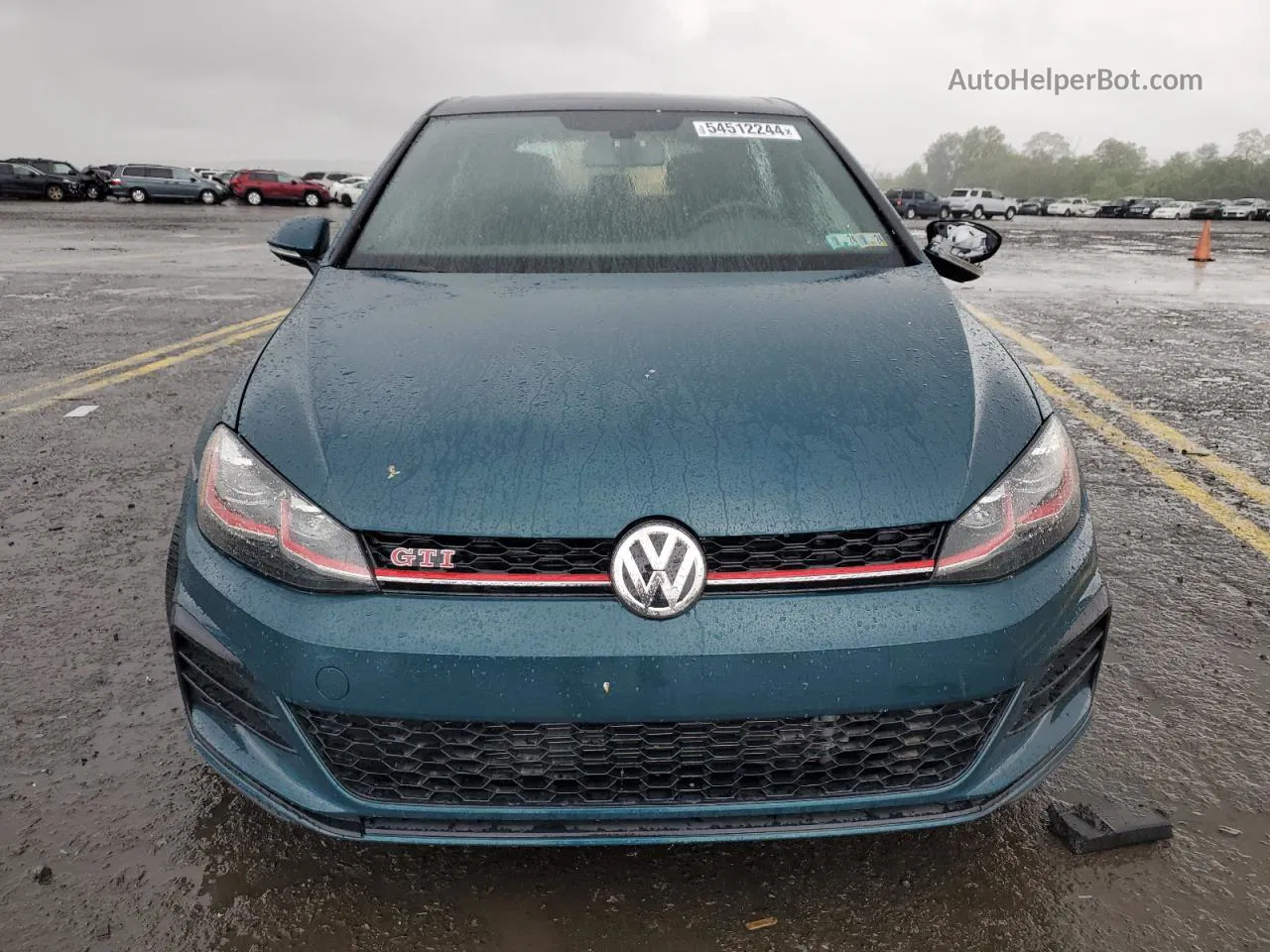 2019 Volkswagen Gti S Teal vin: 3VW6T7AU9KM025326