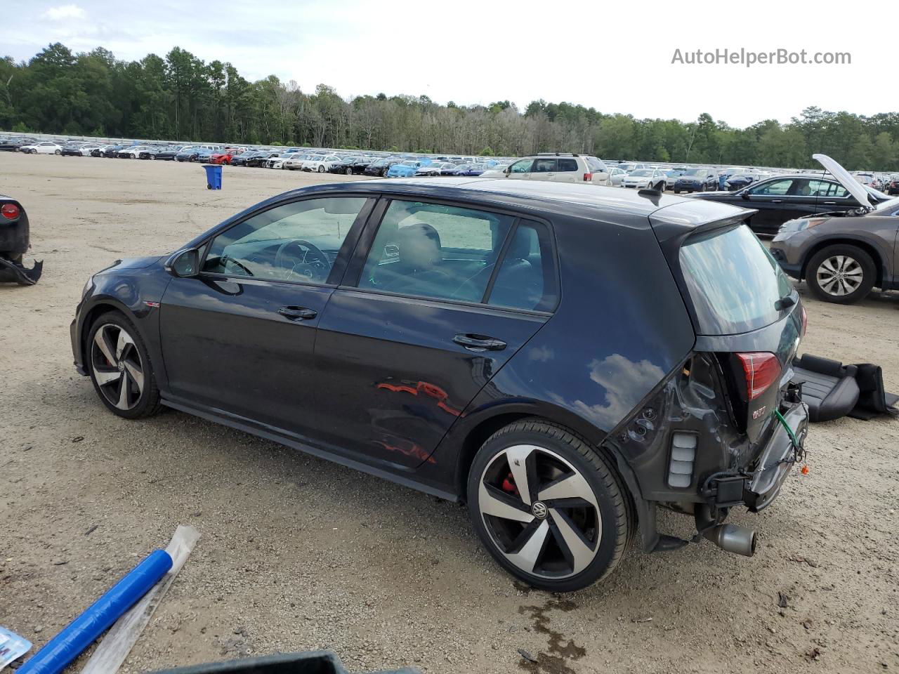 2019 Volkswagen Gti S Black vin: 3VW6T7AU9KM038089