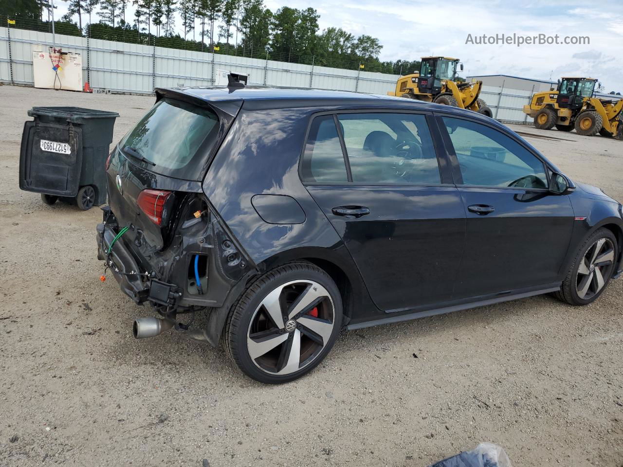 2019 Volkswagen Gti S Black vin: 3VW6T7AU9KM038089