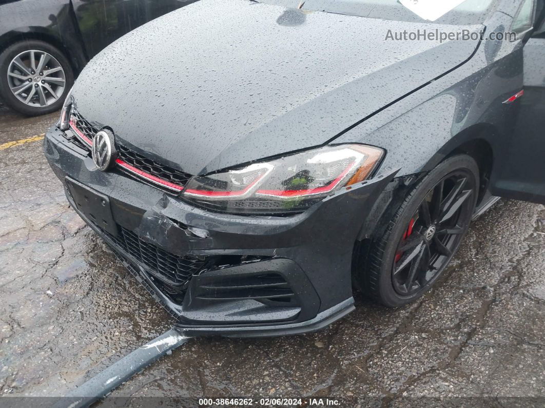 2019 Volkswagen Golf Gti 2.0t Autobahn/2.0t Rabbit Edition/2.0t S/2.0t Se Blue vin: 3VW6T7AUXKM001617