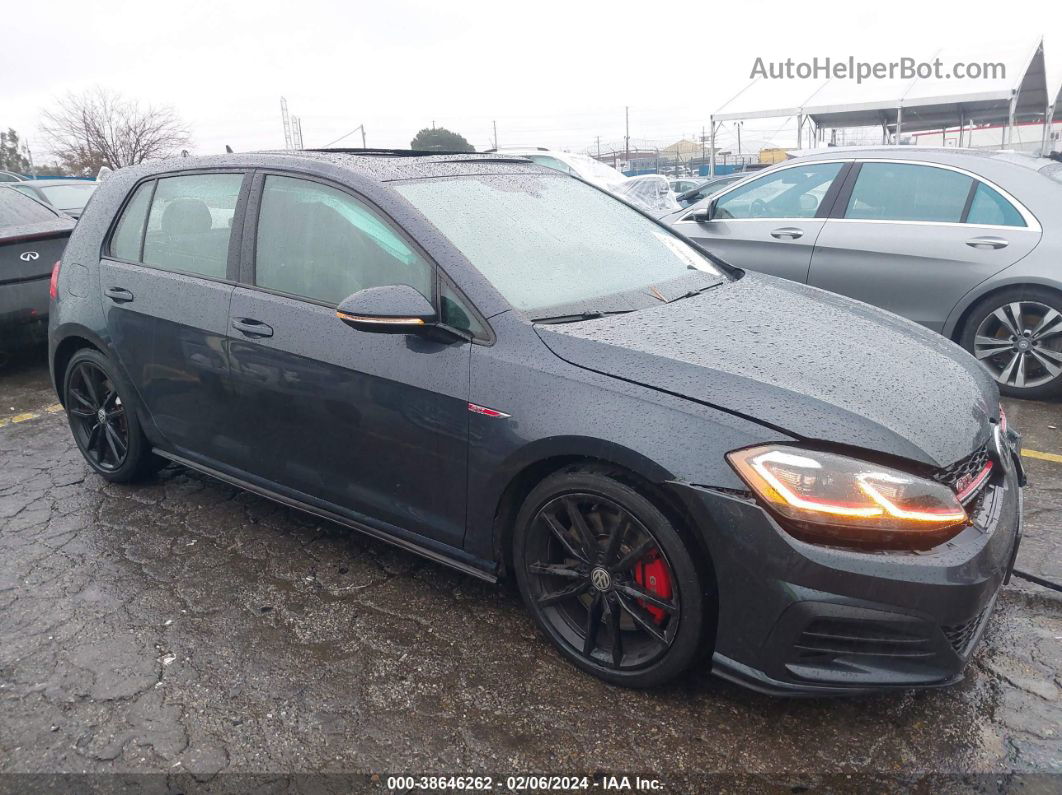 2019 Volkswagen Golf Gti 2.0t Autobahn/2.0t Rabbit Edition/2.0t S/2.0t Se Blue vin: 3VW6T7AUXKM001617