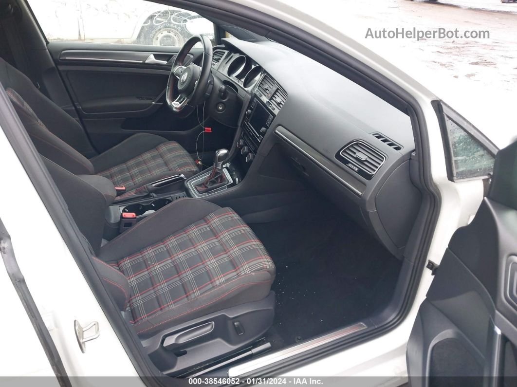2019 Volkswagen Golf Gti 2.0t Autobahn/2.0t Rabbit Edition/2.0t S/2.0t Se White vin: 3VW6T7AUXKM019325