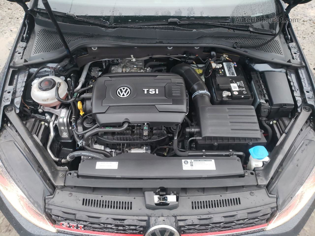 2019 Volkswagen Gti S Gray vin: 3VW6T7AUXKM038151