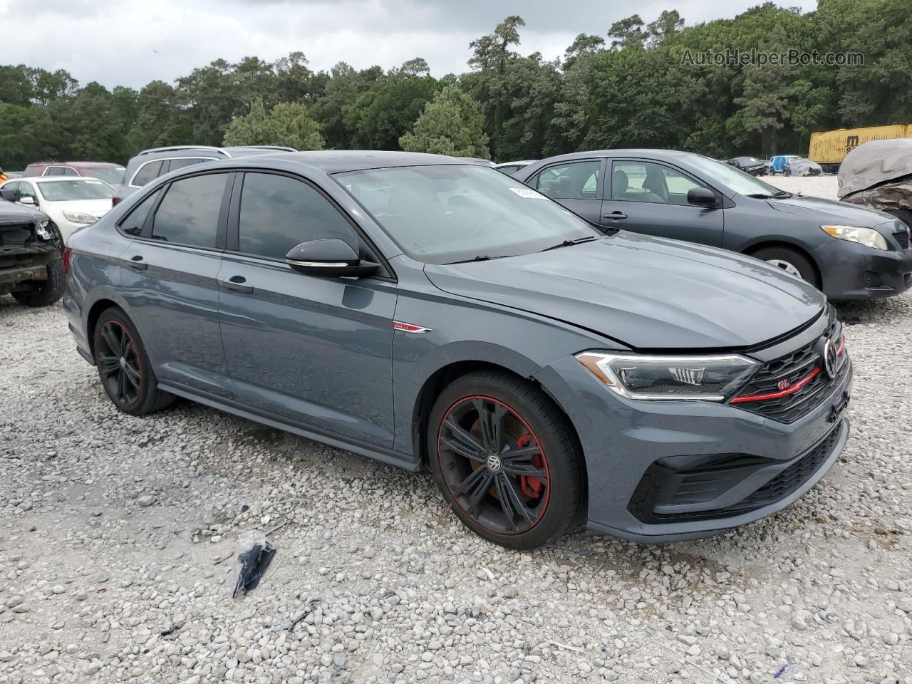 2019 Volkswagen Jetta Gli Gray vin: 3VW6T7BU0KM191300