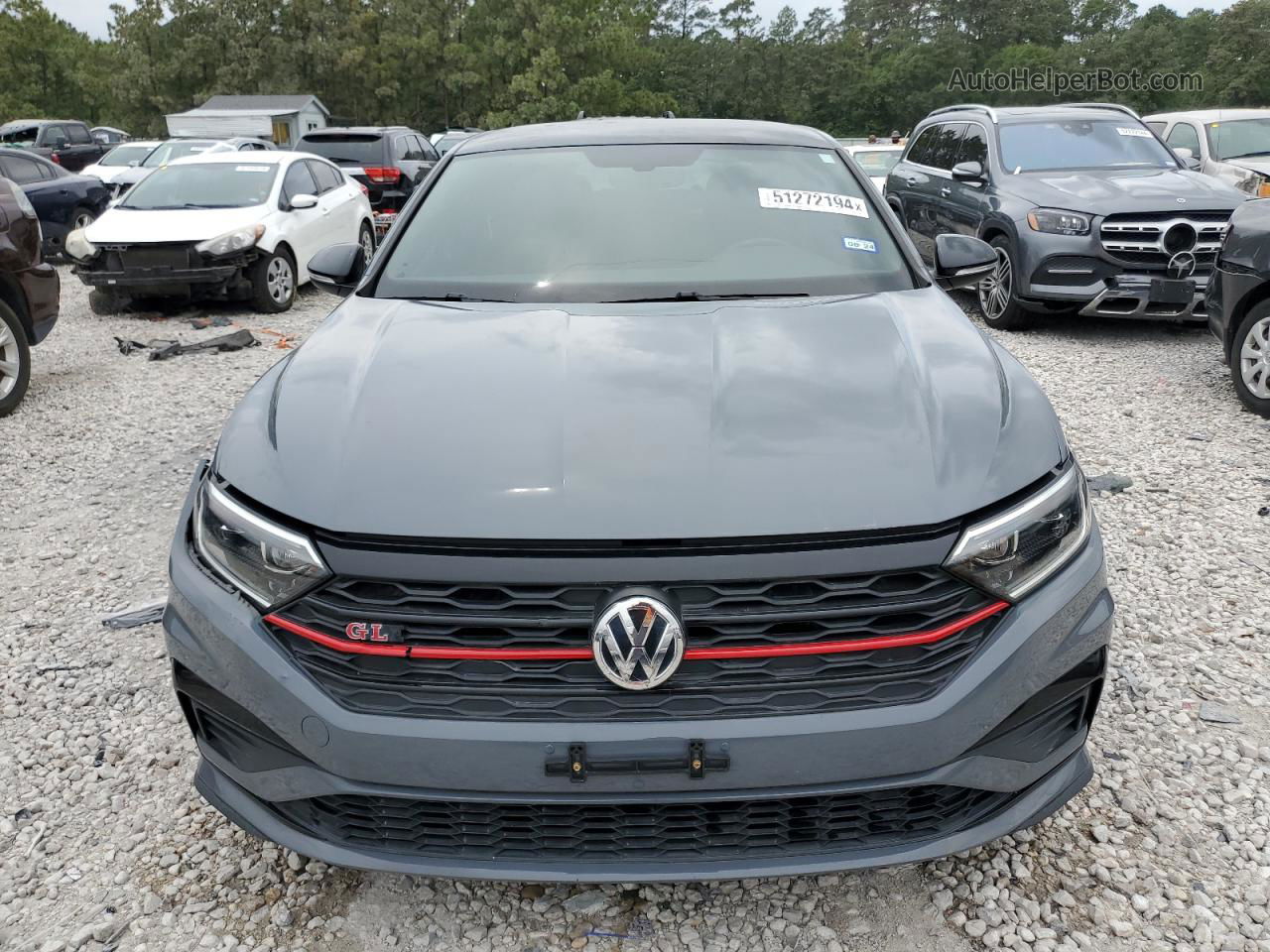 2019 Volkswagen Jetta Gli Gray vin: 3VW6T7BU0KM191300