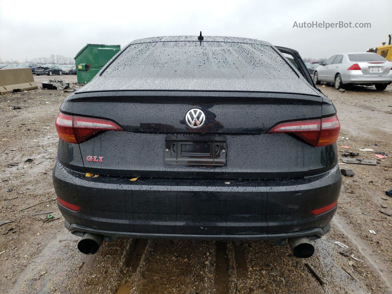 2019 Volkswagen Jetta Gli Черный vin: 3VW6T7BU3KM146884