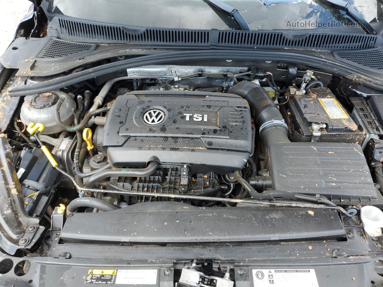 2019 Volkswagen Jetta Gli Черный vin: 3VW6T7BU4KM203724