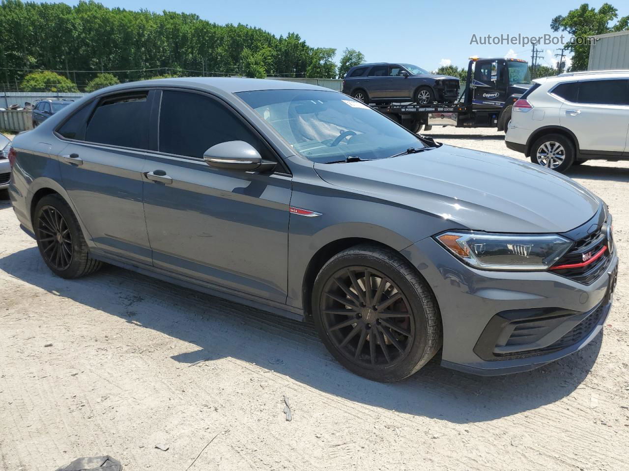 2019 Volkswagen Jetta Gli Gray vin: 3VW6T7BU6KM184559