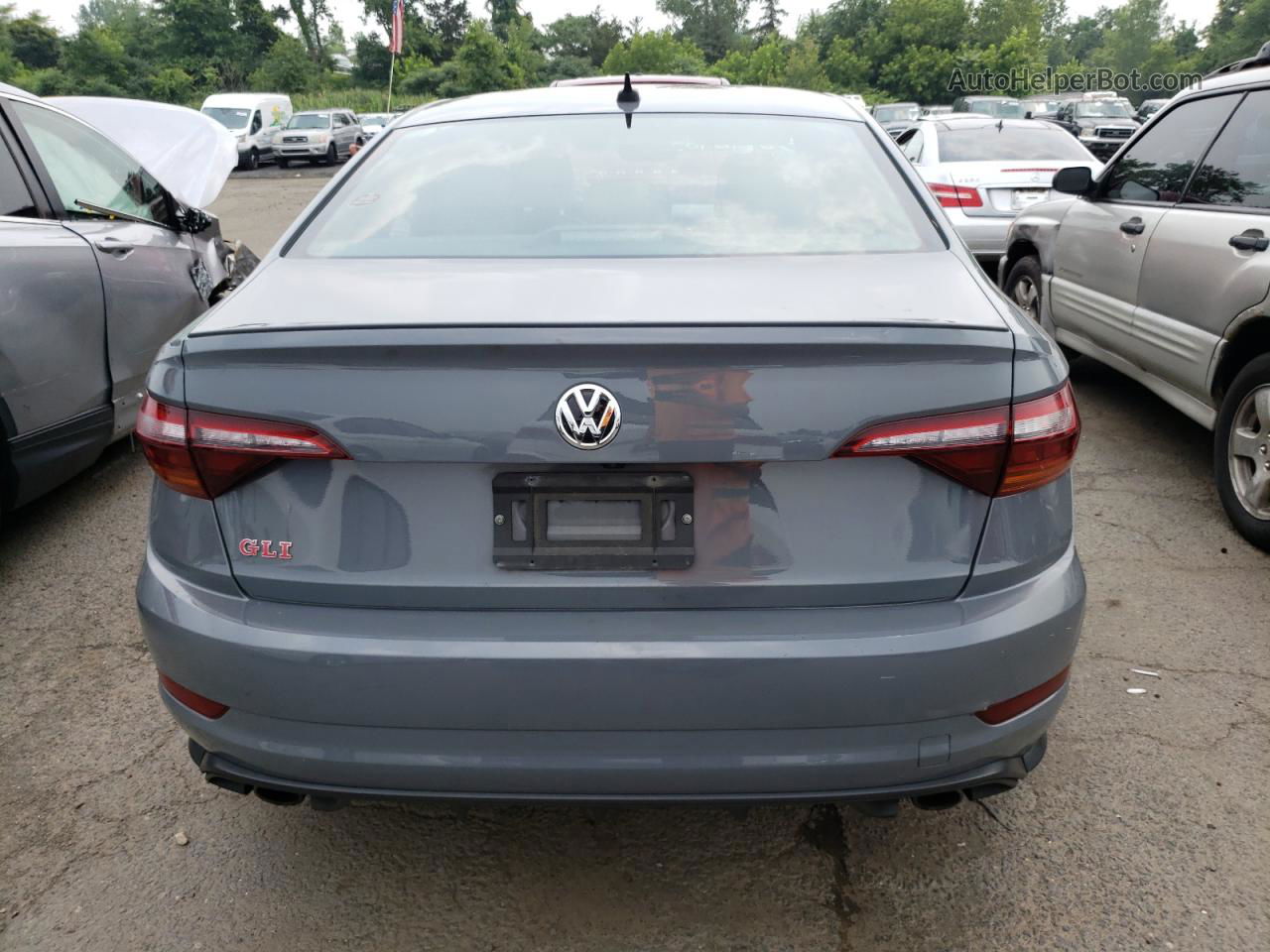 2019 Volkswagen Jetta Gli Gray vin: 3VW6T7BU7KM182304