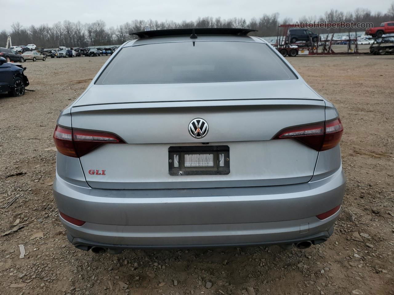 2019 Volkswagen Jetta Gli Gray vin: 3VW6T7BU7KM194484