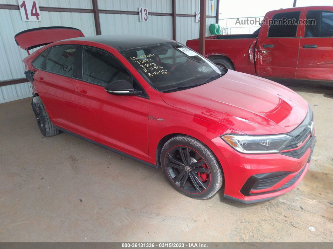 2019 Volkswagen Jetta Gli S Красный vin: 3VW6T7BUXKM153234