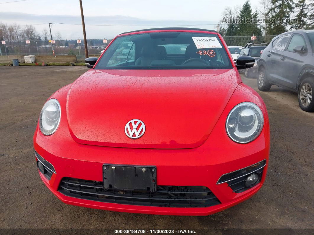 2014 Volkswagen Beetle 2.0t R-line Red vin: 3VW7T7AT2EM801389