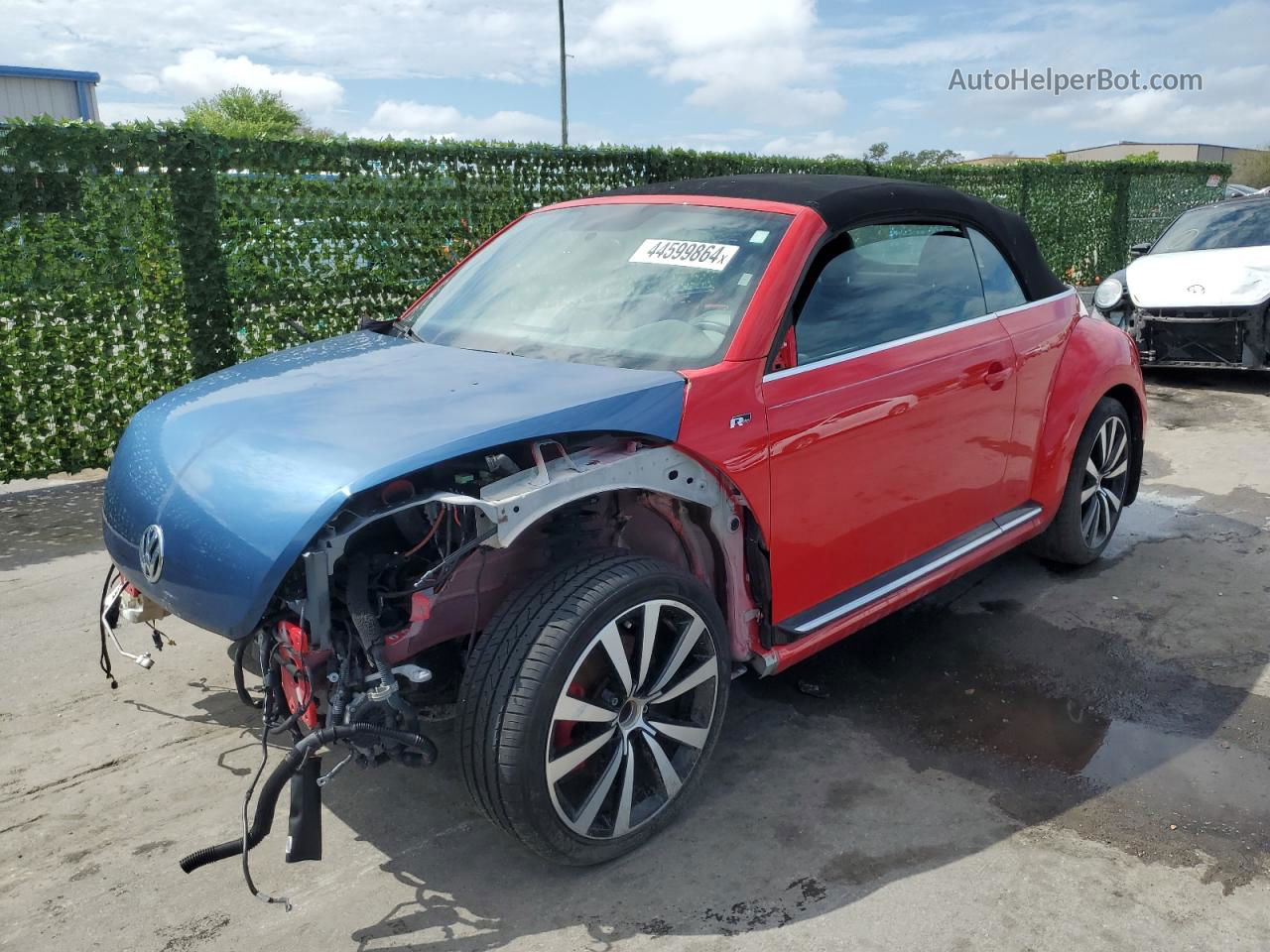 2014 Volkswagen Beetle Turbo Red vin: 3VW7T7AT3EM804253