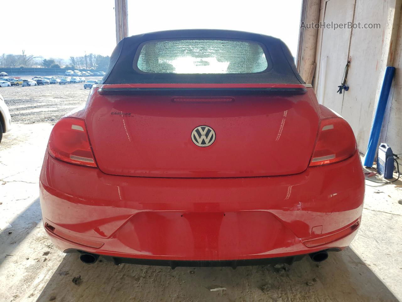 2014 Volkswagen Beetle Turbo Red vin: 3VW7T7AT3EM814264