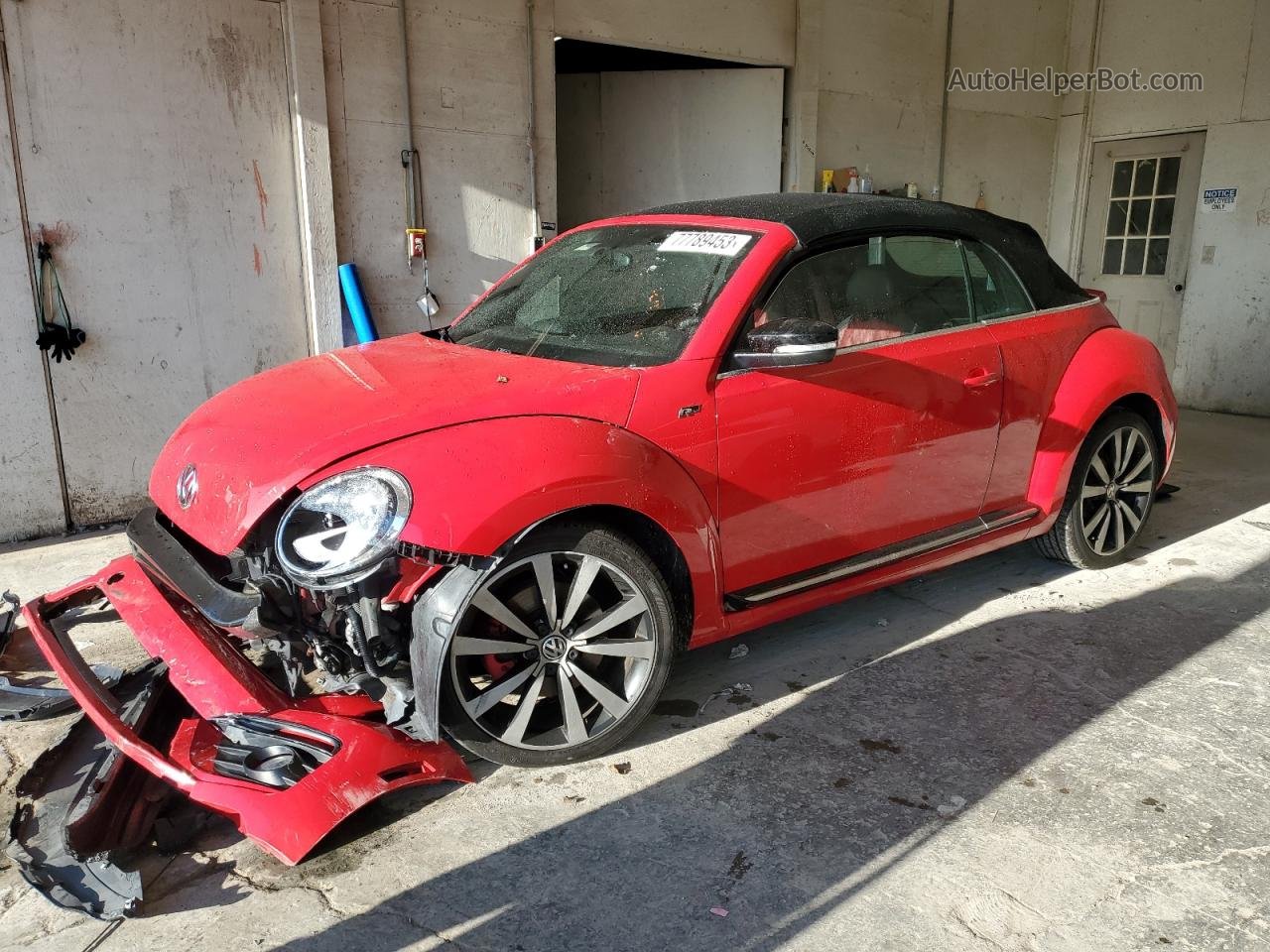 2014 Volkswagen Beetle Turbo Red vin: 3VW7T7AT3EM814264