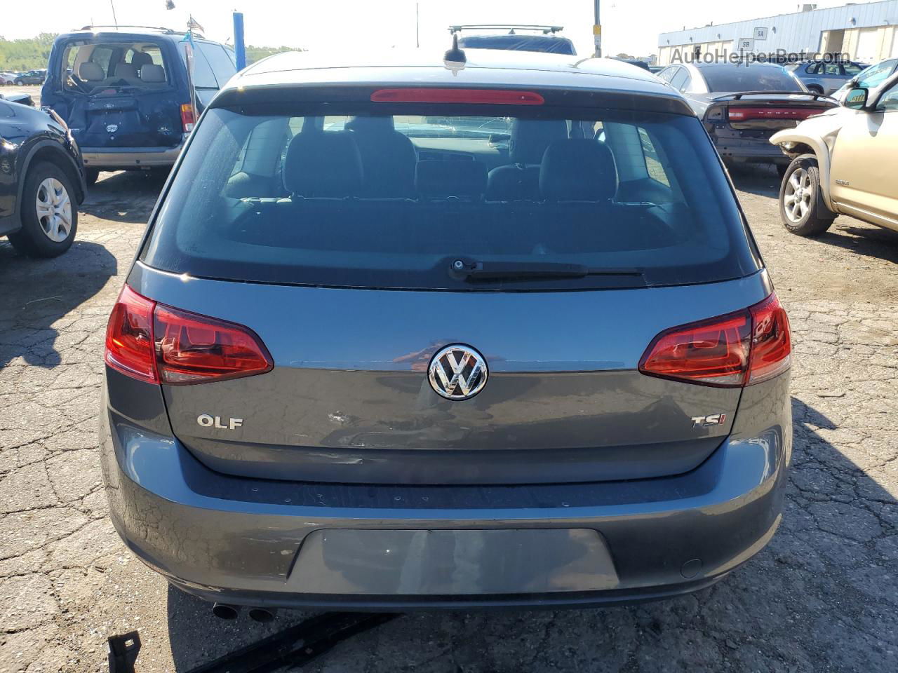 2015 Volkswagen Golf  Gray vin: 3VW817AU0FM059479