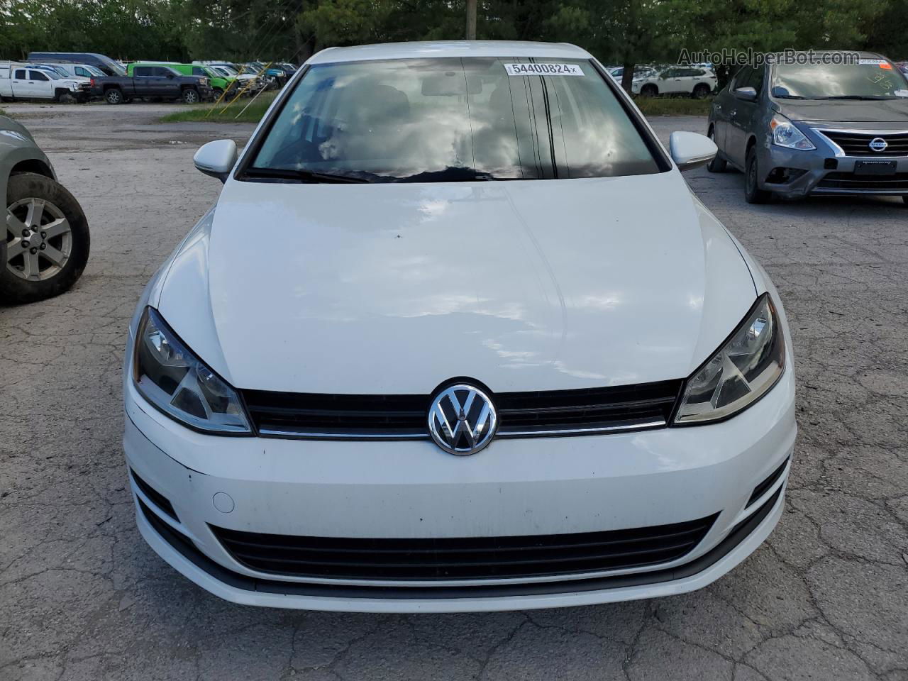 2015 Volkswagen Golf  Белый vin: 3VW817AU1FM031366