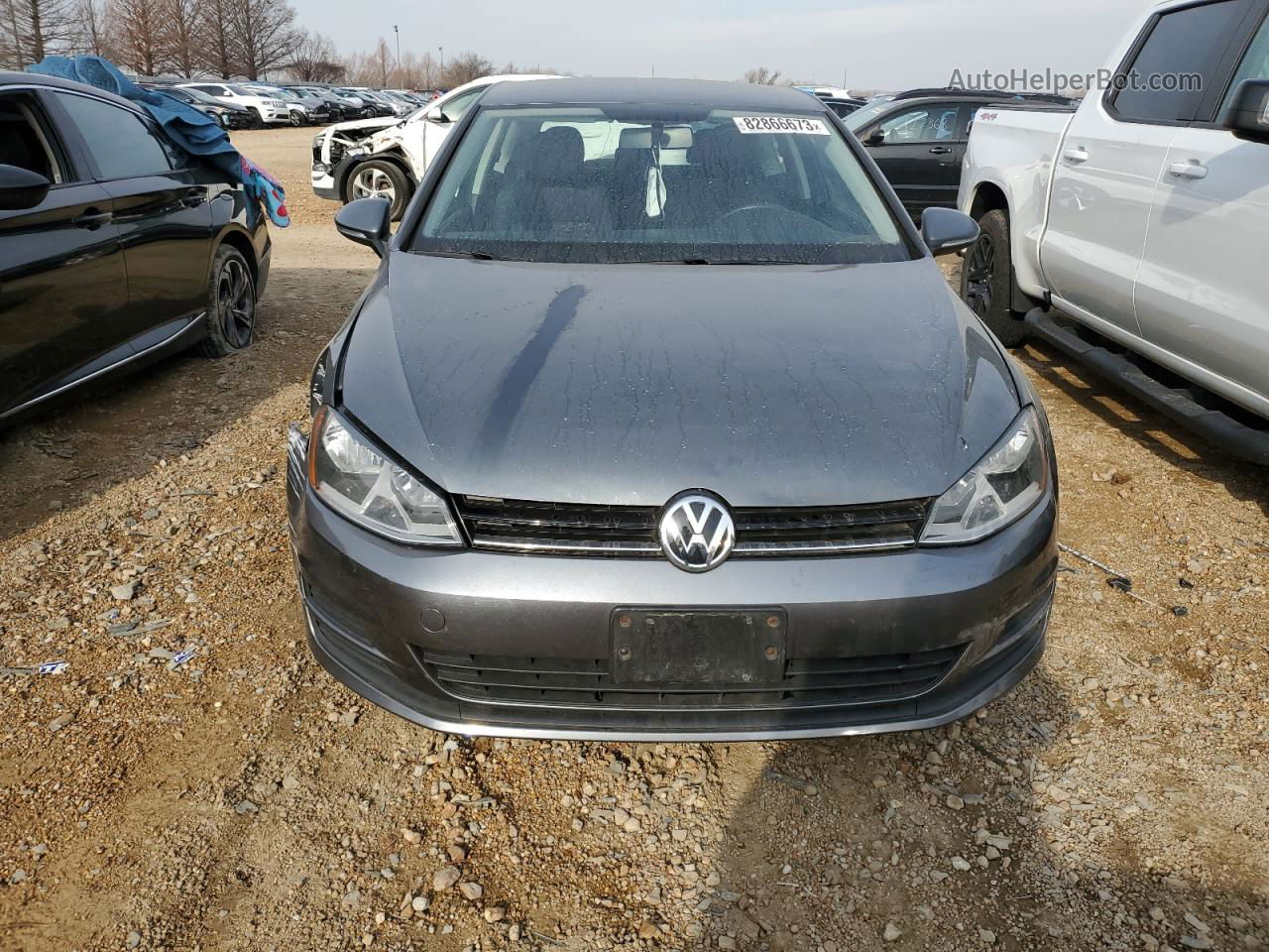 2015 Volkswagen Golf  Silver vin: 3VW817AU2FM019288