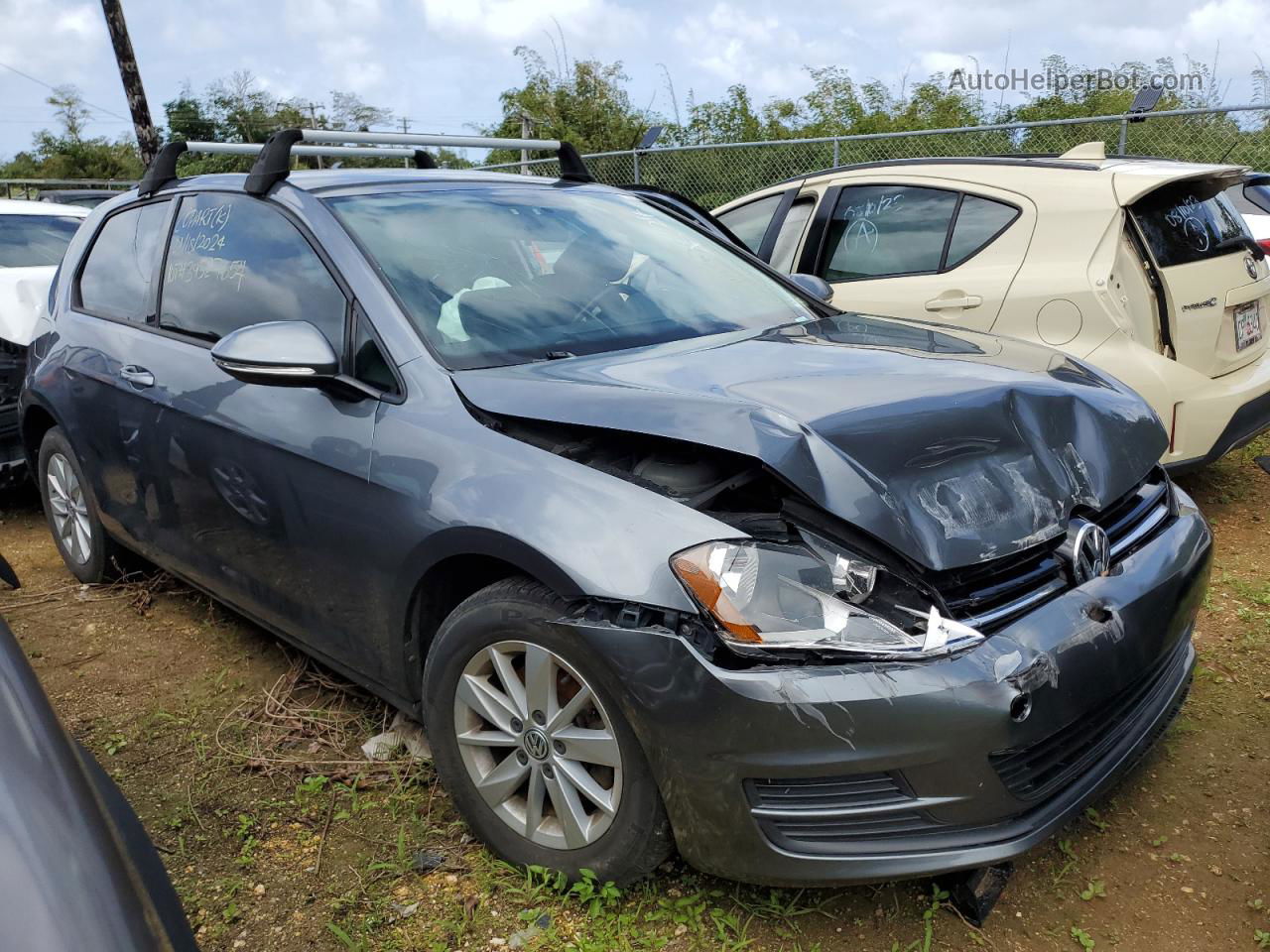 2015 Volkswagen Golf  Charcoal vin: 3VW817AU3FM080035