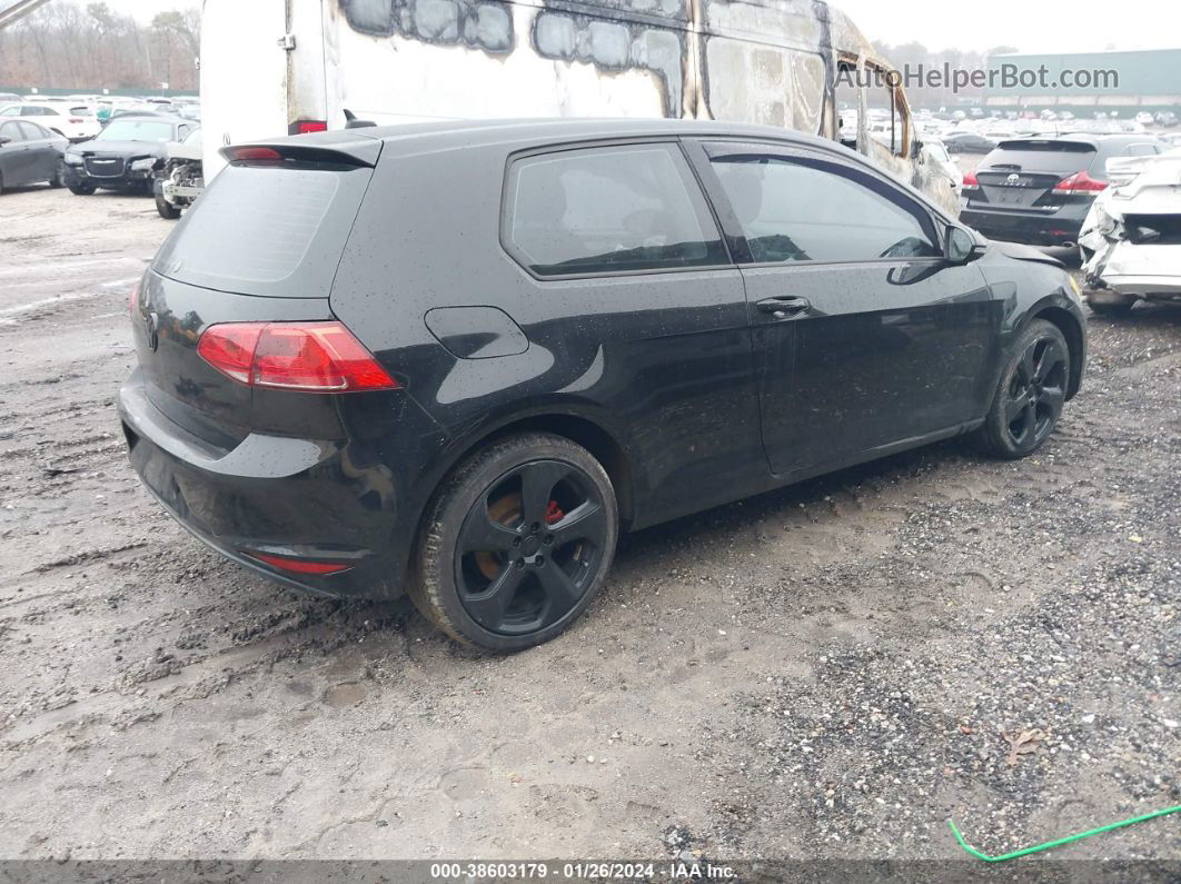 2015 Volkswagen Golf Tsi S 2-door Black vin: 3VW817AU5FM092686