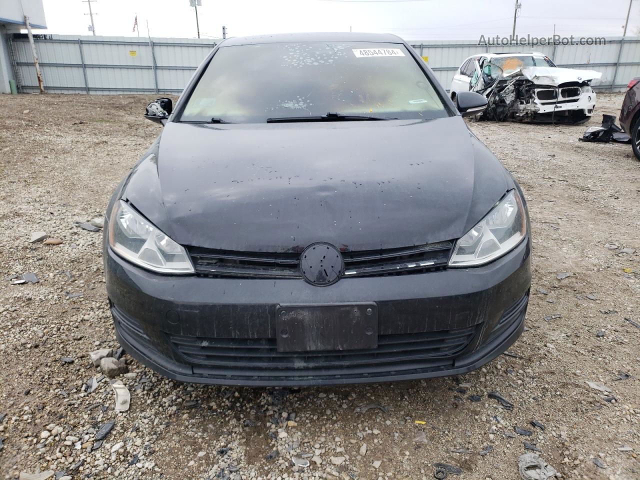 2015 Volkswagen Golf  Черный vin: 3VW817AU8FM020400