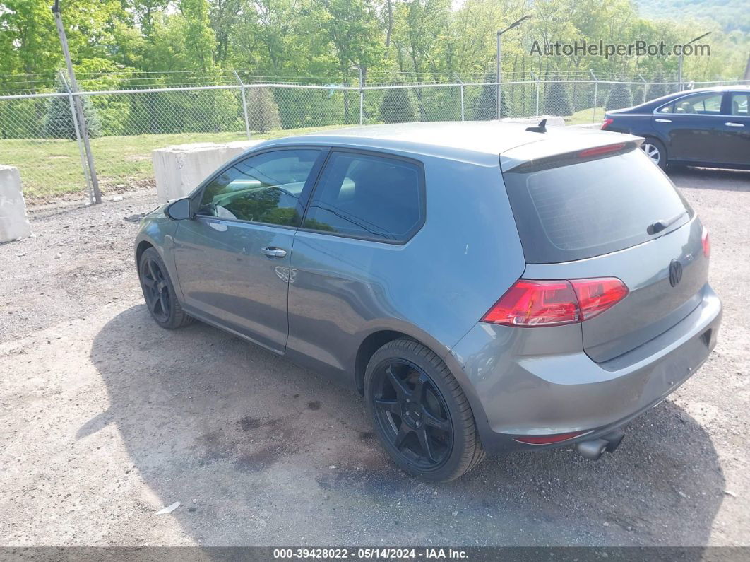 2015 Volkswagen Golf Launch Edition 2-door Gray vin: 3VW817AU8FM020686