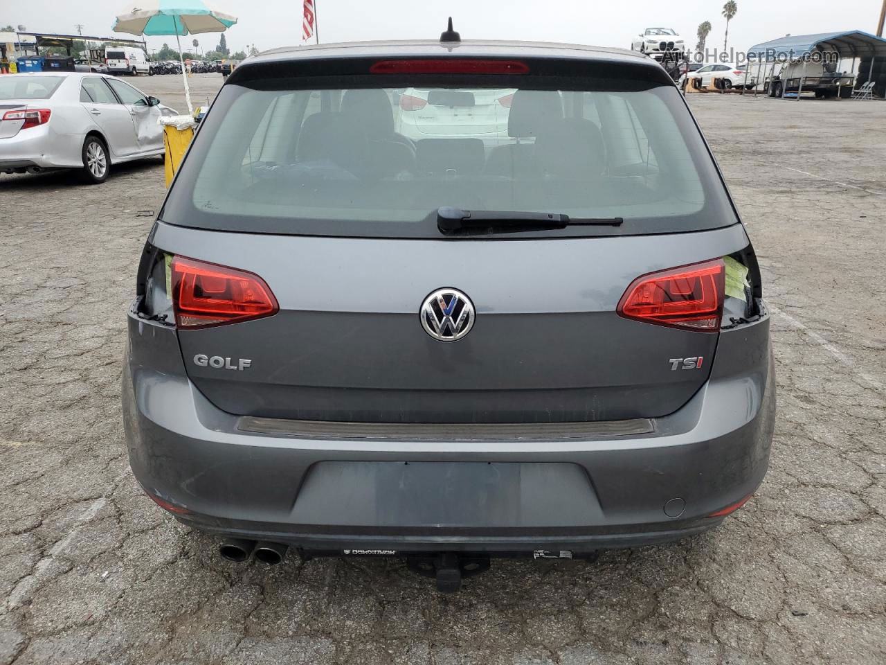 2015 Volkswagen Golf  Gray vin: 3VW917AU7FM078616