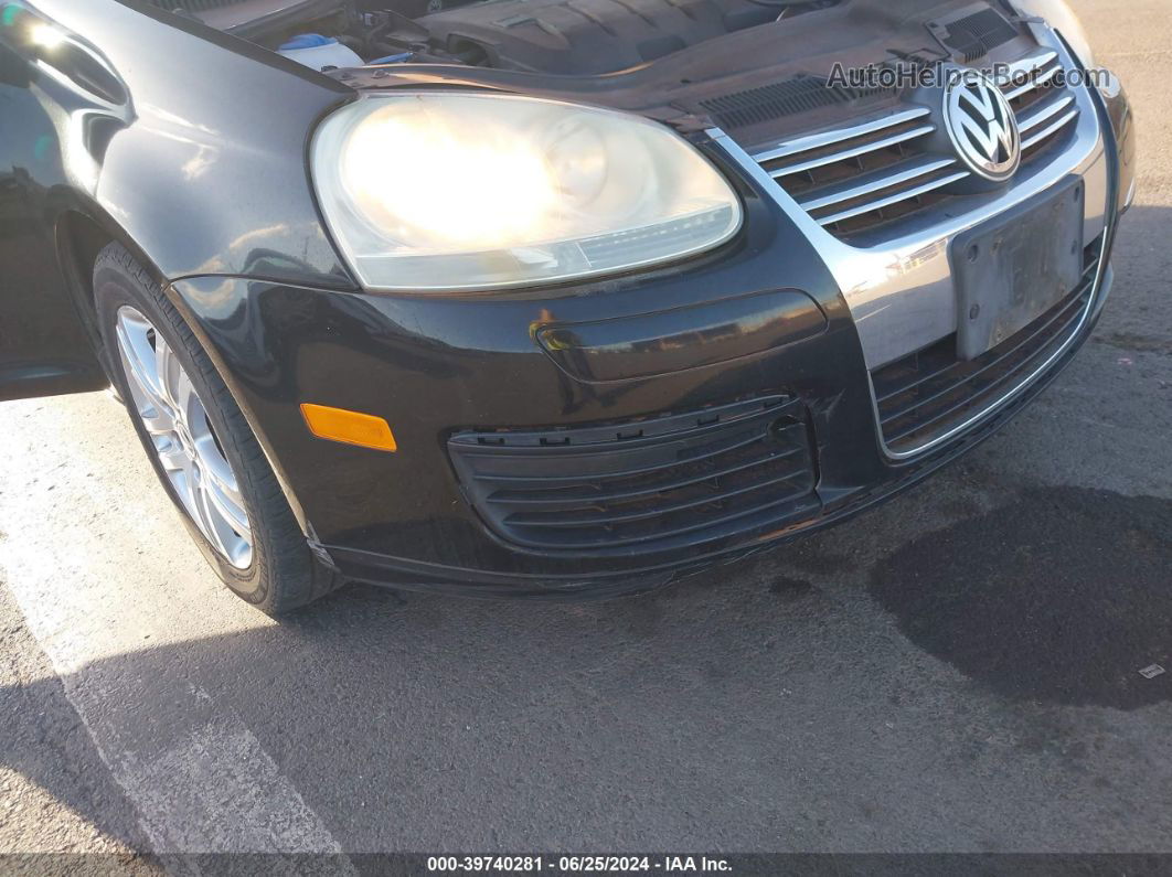 2009 Volkswagen Jetta Tdi Black vin: 3VWAL71K59M025875