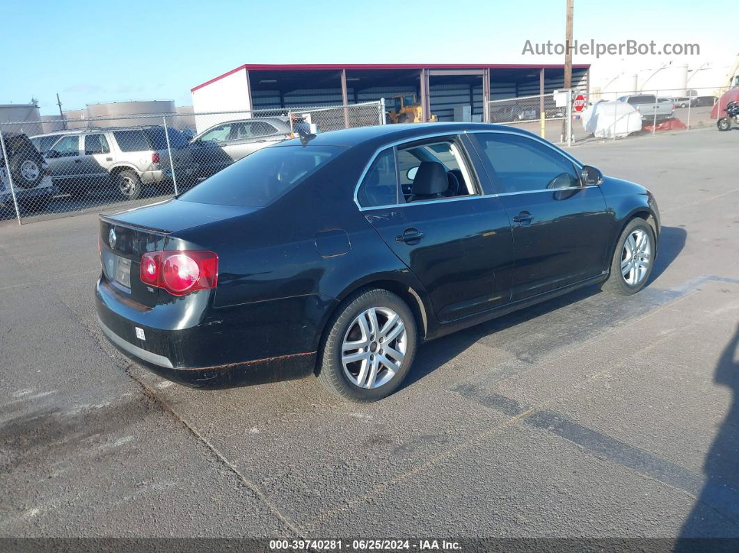 2009 Volkswagen Jetta Tdi Black vin: 3VWAL71K59M025875