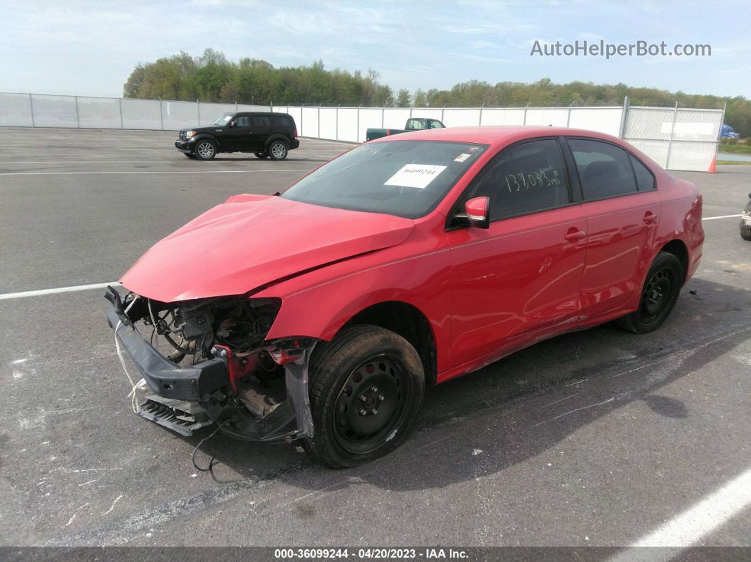 2014 Volkswagen Jetta Sedan Se Red vin: 3VWB07AJ4EM440832